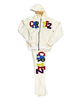 Load image into Gallery viewer, Cartez Signature Sweatsuit Creme
