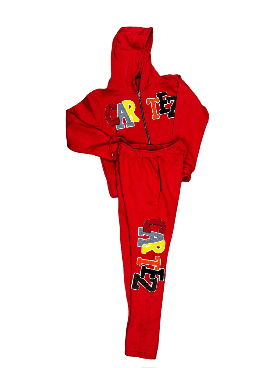 Cartez Signature Sweatsuit Red