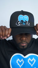 Load image into Gallery viewer, Cartez Foam Trucker Hat “Blue/ Black”
