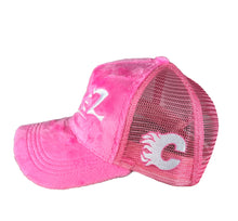 Load image into Gallery viewer, Cartez Cozy Trucker Hat “Pink &amp; White”
