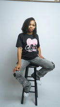 Load image into Gallery viewer, &quot;Rich At Heart&quot; Pink Logo T-Shirt
